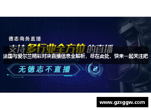 法国与爱尔兰精彩对决直播信息全解析，尽在此处，快来一起关注吧