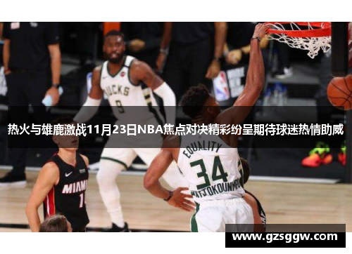 热火与雄鹿激战11月23日NBA焦点对决精彩纷呈期待球迷热情助威